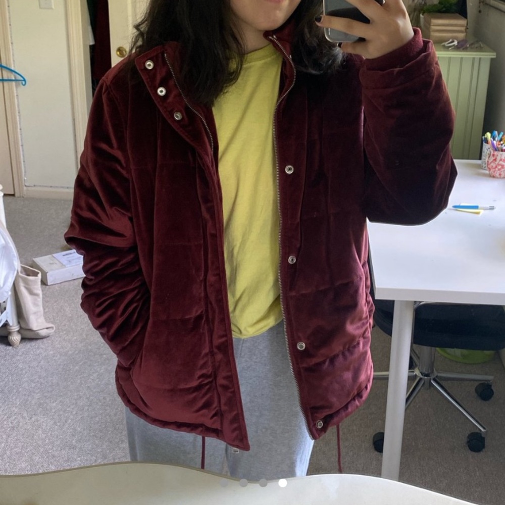 super soft/warm velvet jacket!
